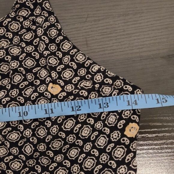 Roxy Black & White Patterned Hi-Low Midi Dress - XS - Picture 6 of 8